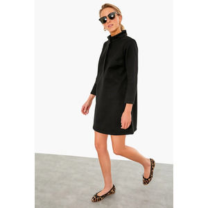 Elegant Tuckernuck Black Avery High Neck Dress Size XL Heavy Knit Mini